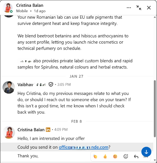 Nutraceutical campaign results for Manufacturig client — example 11
