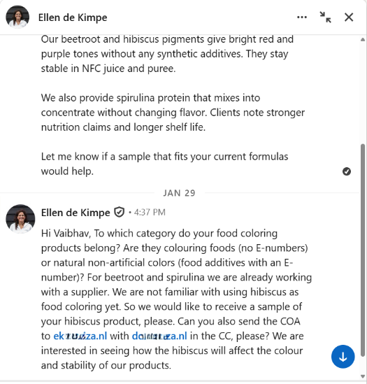 Nutraceutical campaign results for Manufacturig client — example 9