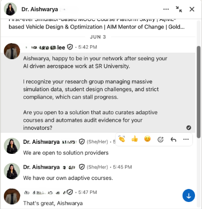 Tech Product campaign results for Tech Services client — example 1