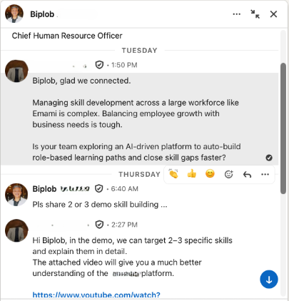 Tech Product campaign results for Tech Services client — example 8